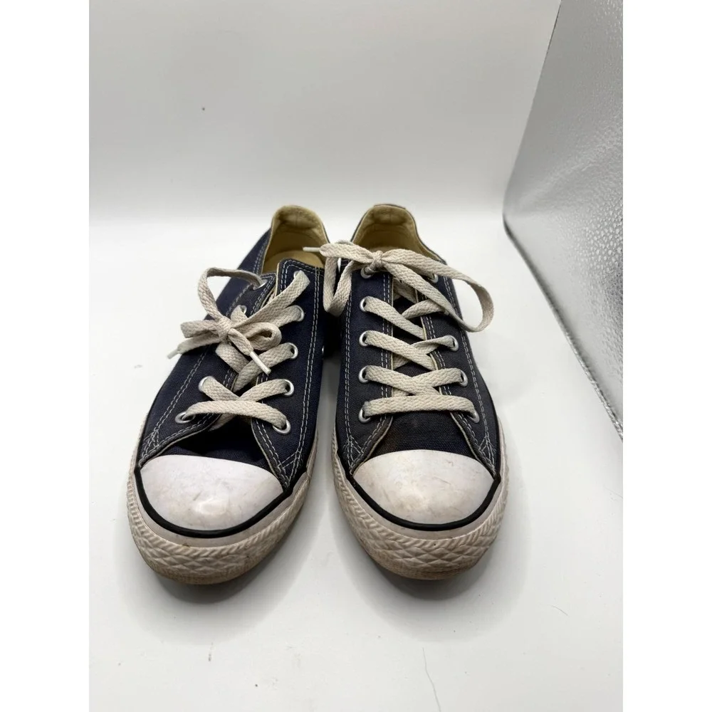 Converse Chuck Taylor All Star Ox GS 3J237 Kids 2 Sneaker Navy Canvas Shoes‎
